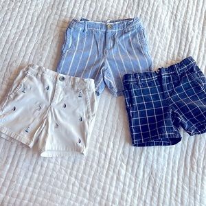 Janie & Jack 3 pairs Boys Shorts 2t